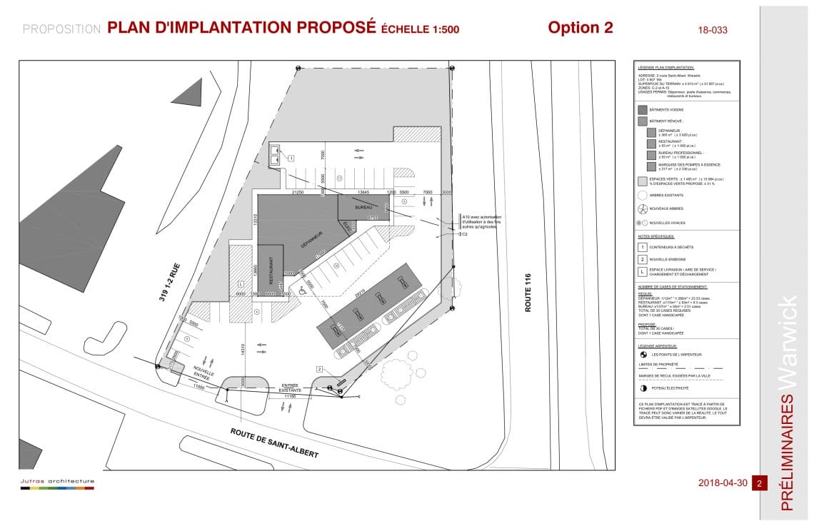 Plan d'implantation